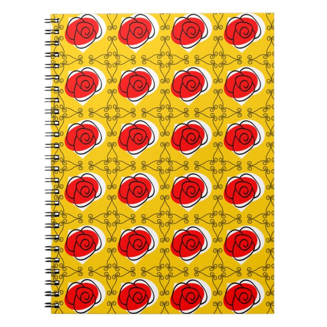 Spanish Rose Multi notebook (Front)