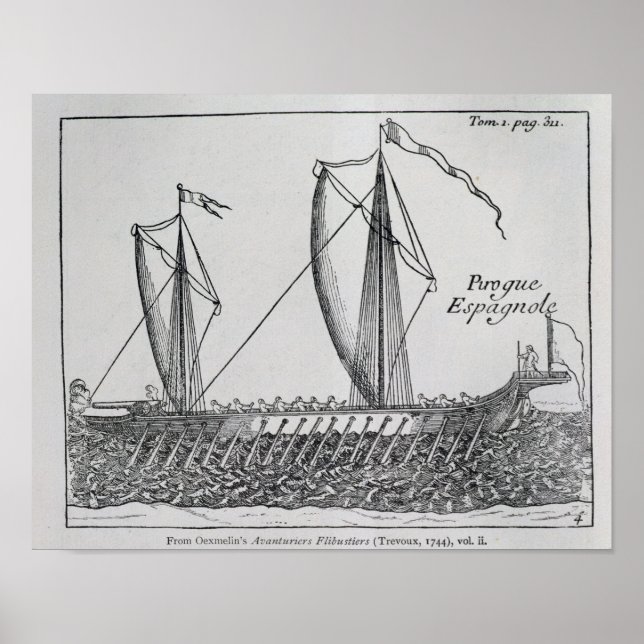 Spanish Ship' Poster (Front)