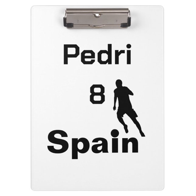 Spanish Soccer, customisable Clipboard (Front)