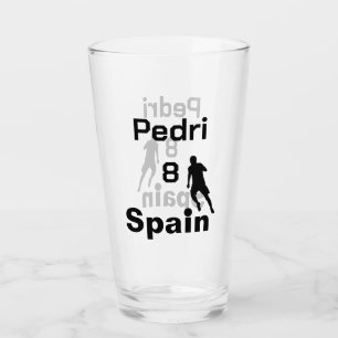 Spanish Soccer, customisable Glass