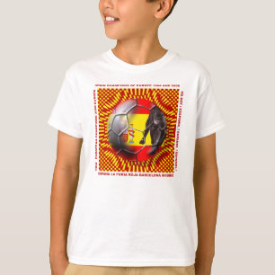 Spanish soccer futbol winners shirt