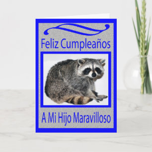 spanish son birthday card