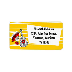 Spanish Souvenirs address label