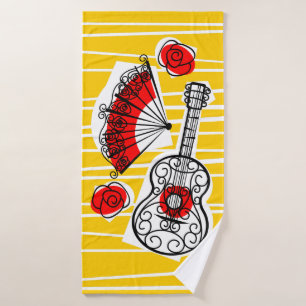 Spanish Souvenirs Bath towel