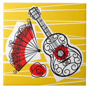 Spanish Souvenirs ceramic tile
