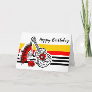 Spanish Souvenirs Classic Birthday landscape Holiday Card