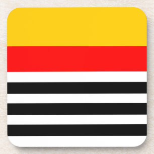 Spanish Souvenirs Classic Stripe coaster plastic