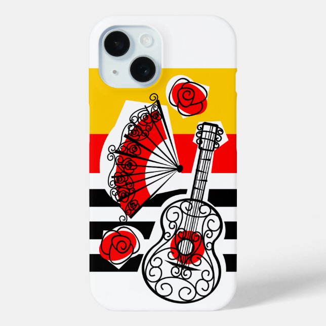 Spanish Souvenirs Classic Stripe iPhone case (Back)