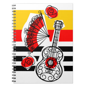 Spanish Souvenirs Classic Stripe notebook