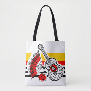 Spanish Souvenirs Classic Stripe striped back Tote Bag