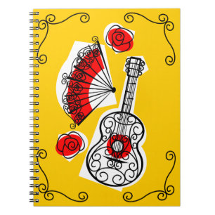 Spanish Souvenirs Corners notebook
