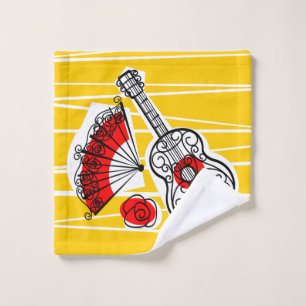 Spanish Souvenirs face cloth