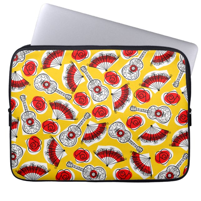 Spanish Souvenirs Multi laptop sleeve (Front)