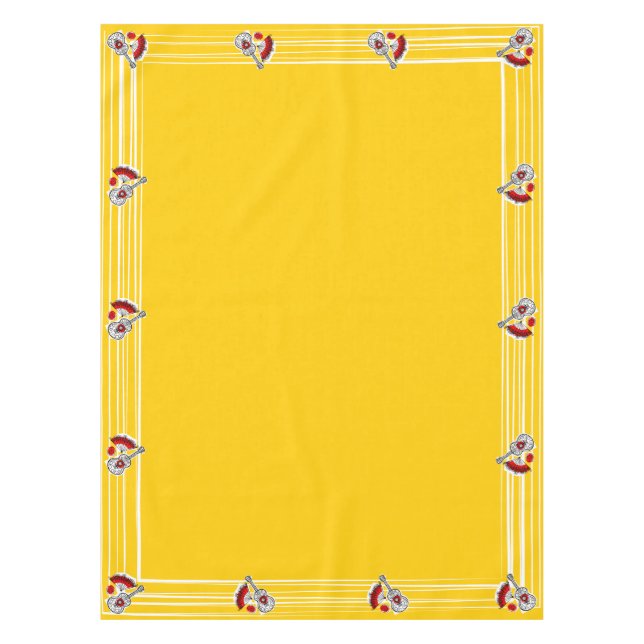 Spanish Souvenirs tablecloth 52 x 70 (Front)