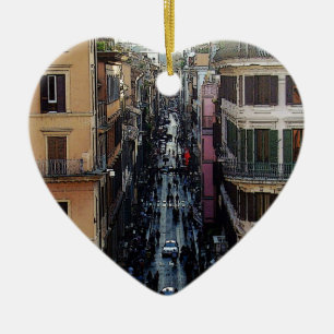 Spanish Square Ceramic Ornament