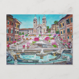 Spanish Steps - Postcard