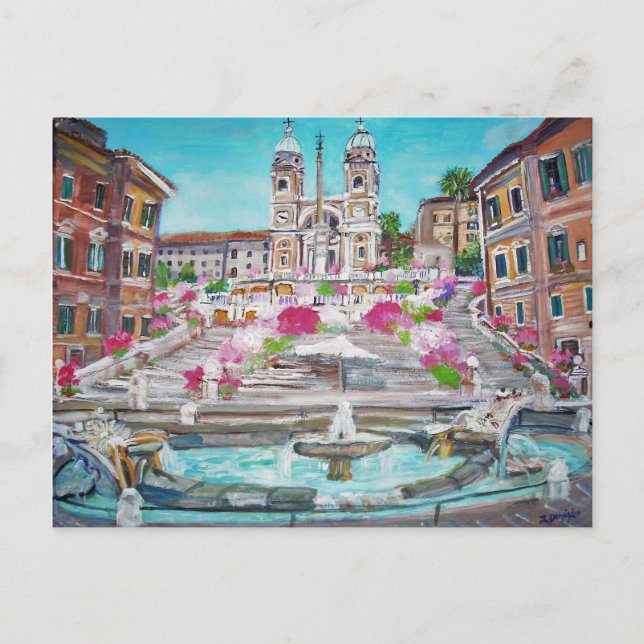 Spanish Steps - Postcard (Front)