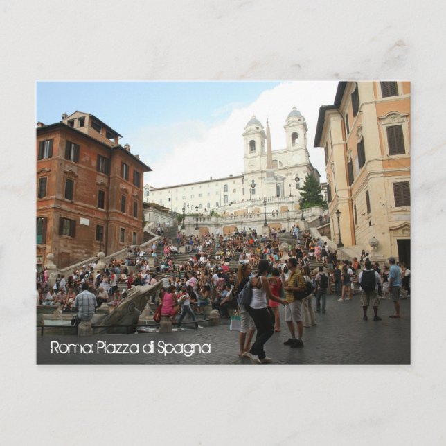 Spanish Steps Postcard (Front)