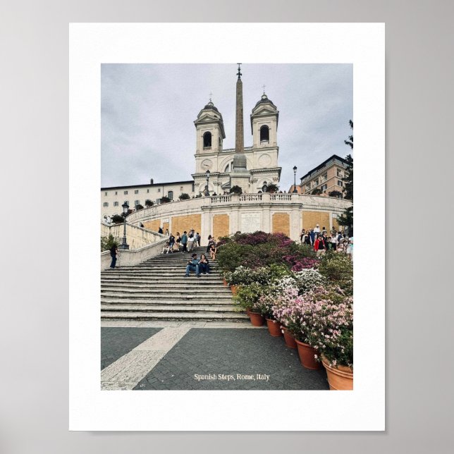 Spanish Steps, Rome, Italy Design Photo Print (Front)