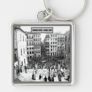 Spanish Steps Rome, Italy  Key Ring