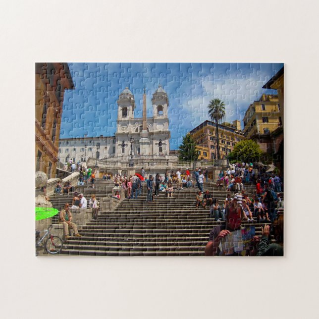 Spanish Steps Rome. Jigsaw Puzzle (Horizontal)
