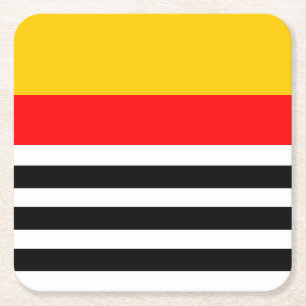 Spanish Stripe Classic coaster square
