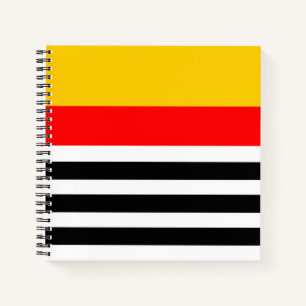 Spanish Stripe Classic notebook square