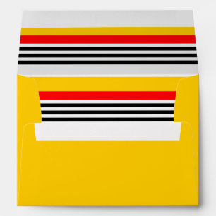 Spanish Stripe Classic yellow envelope