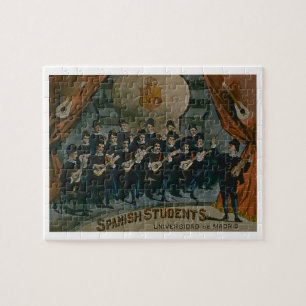 'Spanish Students, University of Madrid' (colour l Jigsaw Puzzle