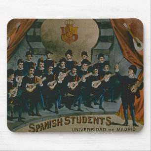 'Spanish Students, University of Madrid' (colour l Mouse Pad
