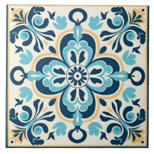 Spanish style cute pattern  ceramic tile