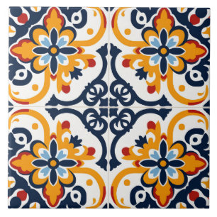 Spanish style cute pattern  ceramic tile