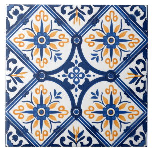 Spanish style cute pattern ceramic tile