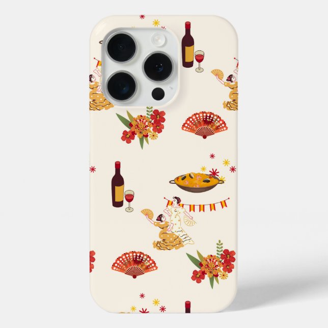 Spanish Style Fiesta Case-Mate iPhone Case (Back)