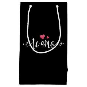 Spanish Te Amo I Love You Valentine Gift Bag