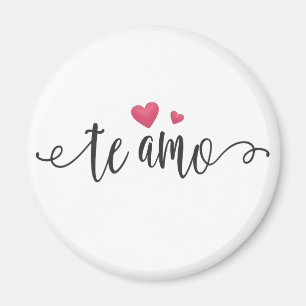 Spanish Te Amo I Love You Valentine Magnet