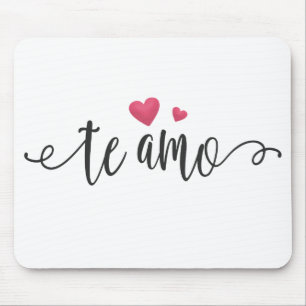 Spanish Te Amo I Love You Valentine Mousepad