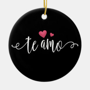 Spanish Te Amo I Love You Valentine   Ornament