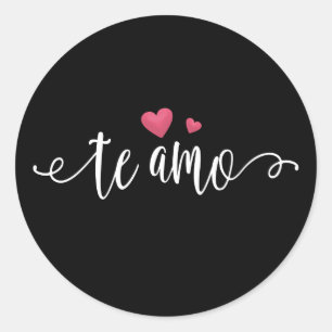 Spanish Te Amo I Love You Valentine   Sticker