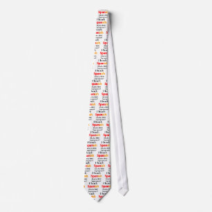 spanish teach tie