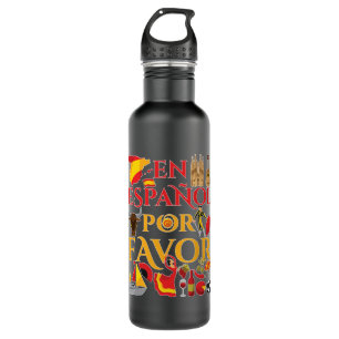 Spanish Teacher En Espanol Por Favor  710 Ml Water Bottle