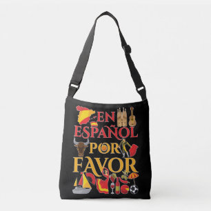 Spanish Teacher En Espanol Por Favour  Crossbody Bag