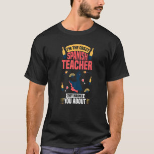 Spanish Teacher Spain Flag Language Lesson Student T-Shirt