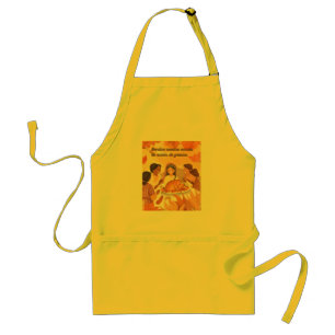 Spanish thanksgiving prayer standard apron