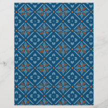 Spanish Tile Cyprus with Orange Stationery
