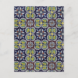 Spanish Tile in Mexico Postcard