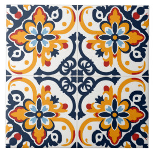 Spanish Tile Mediterranean Ceramic Tile