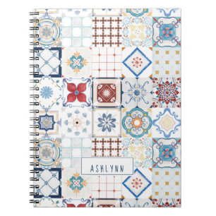 Spanish Tile Personalised Journal
