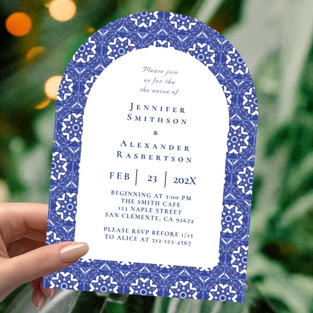 Spanish Tiles Wedding Invitation (Creator Uploaded)