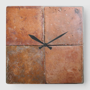 Spanish Title Square Wall Clock
